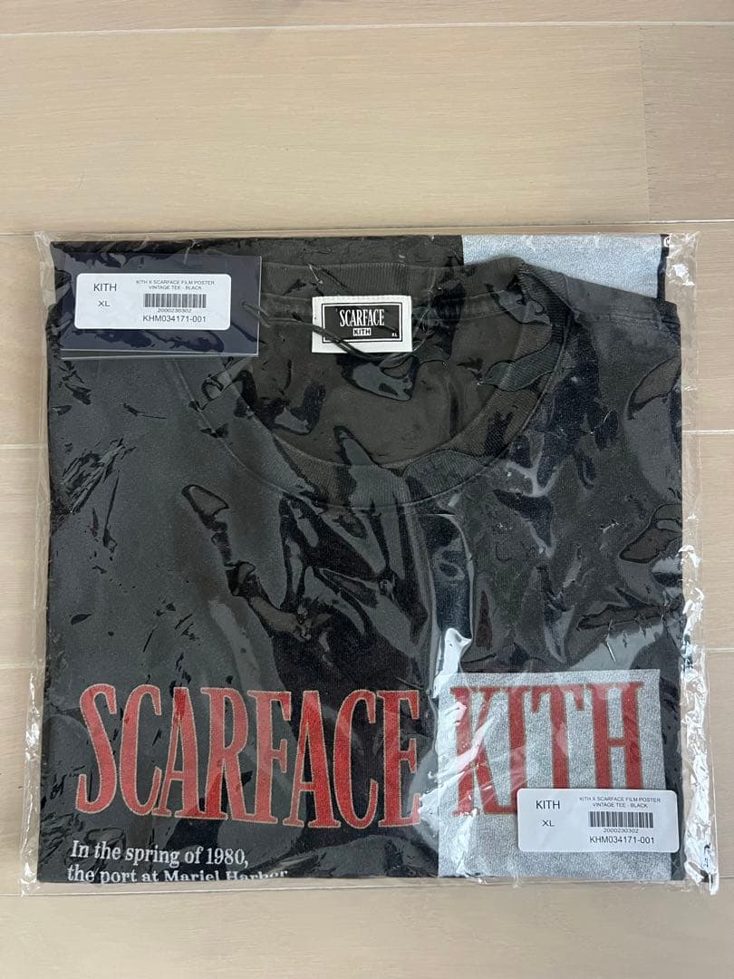 KITH SCARFACE Tシャツ ブラック XL