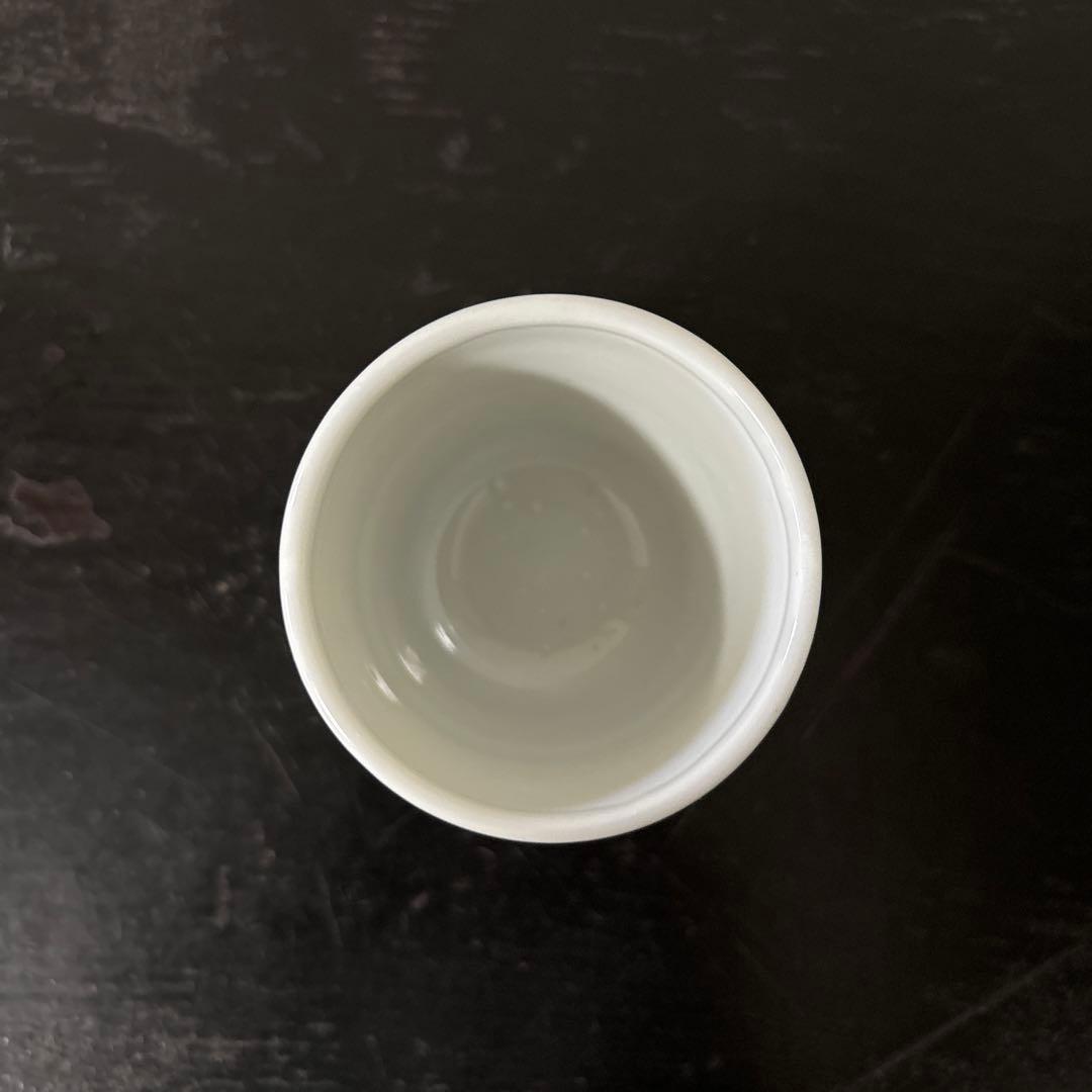 アンティーク　白磁筒盃　瀬戸　伊万里　ぐい呑　盃　酒器　古道具　検:韓国.李朝