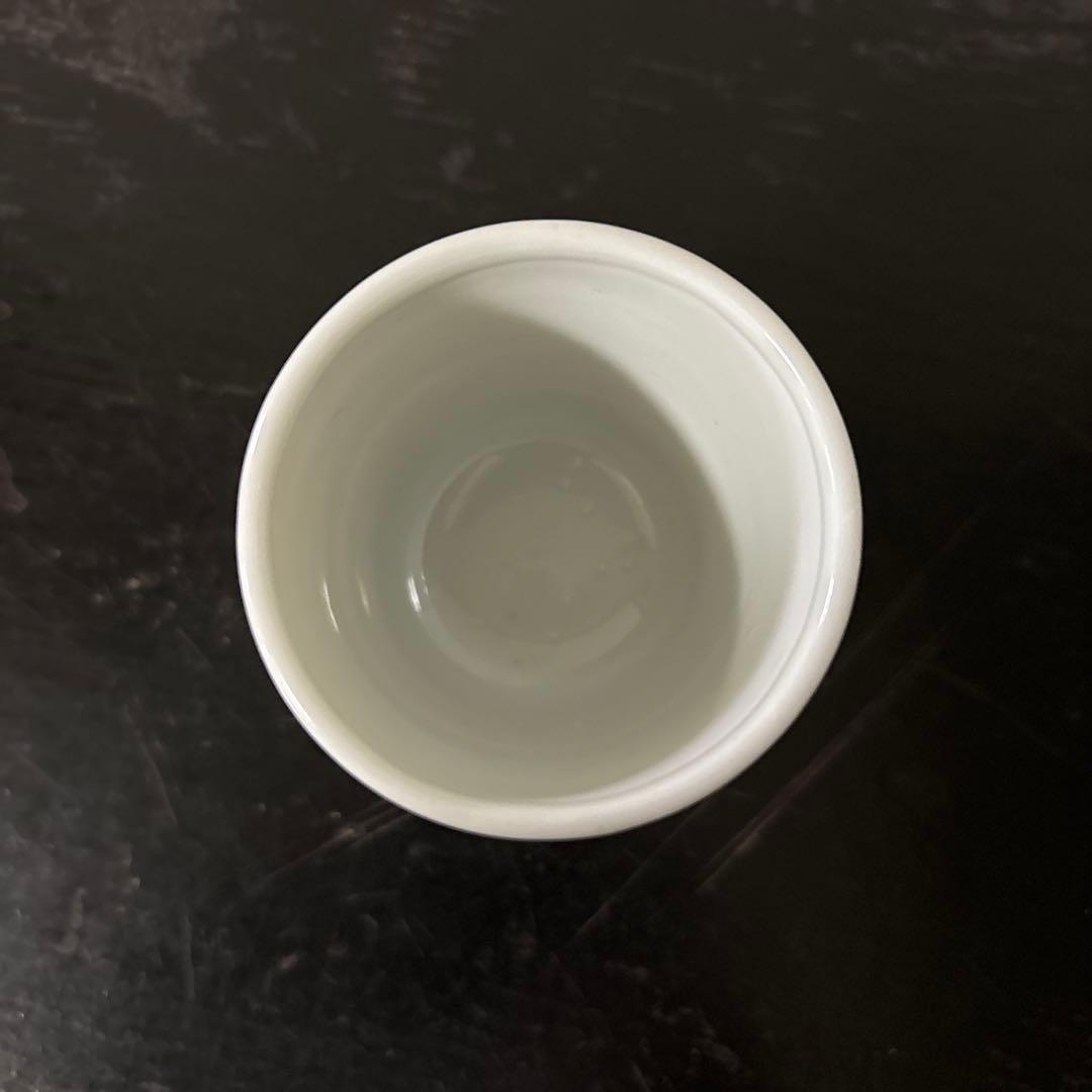 アンティーク　白磁筒盃　瀬戸　伊万里　ぐい呑　盃　酒器　古道具　検:韓国.李朝