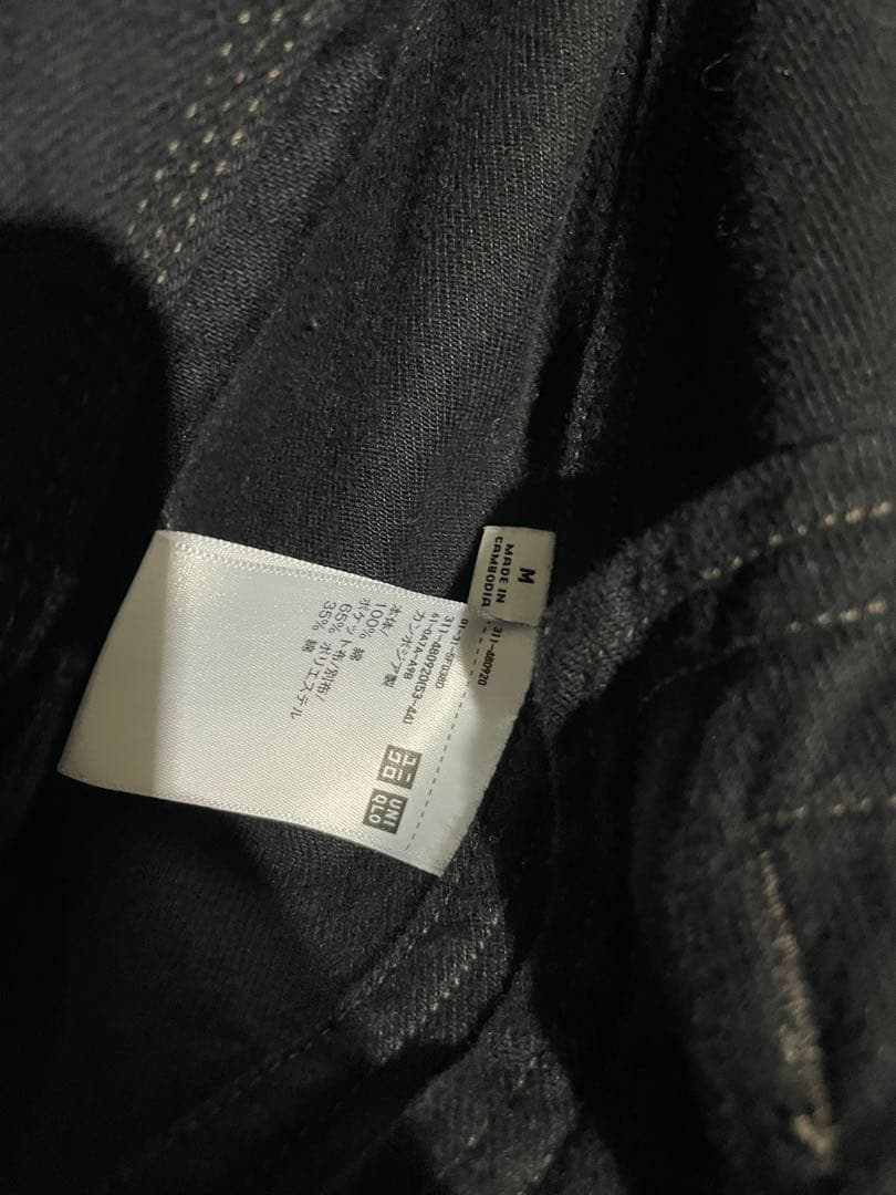 uniqlo u 25aw オーバーサイズカラーデニムジャケットM セットアップ