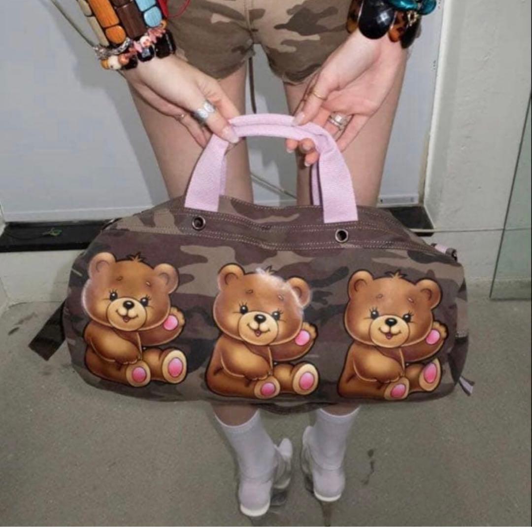 バッグ sculptor Teddy Duffle Bag Camo