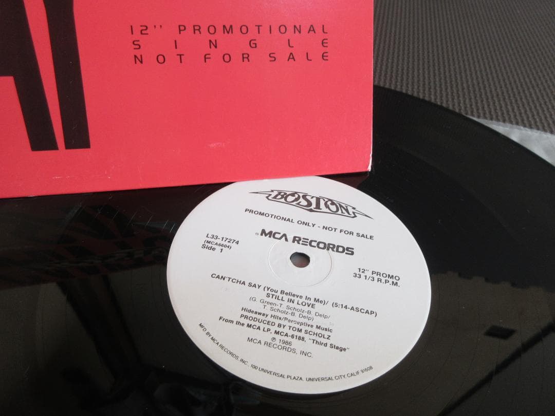 ★BOSTON / CAN'TCHA SAY★ボストン◇Promo 12\"