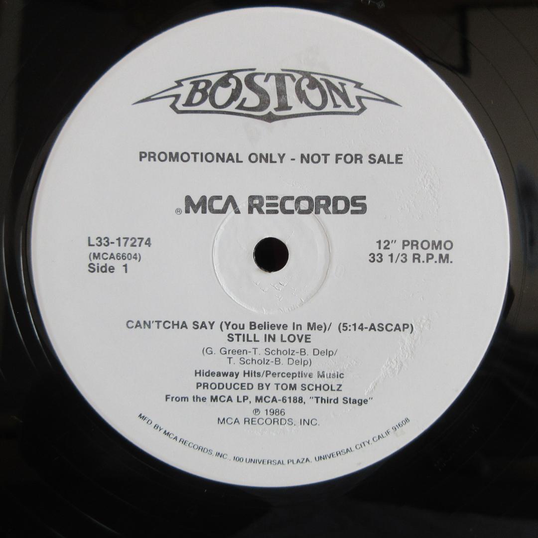 ★BOSTON / CAN'TCHA SAY★ボストン◇Promo 12\"