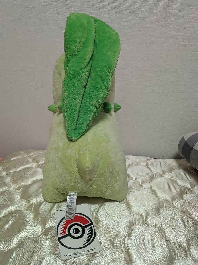 ポケモンセンター　ぬいぐるみ 等身大チコリータ ポケットモンスター