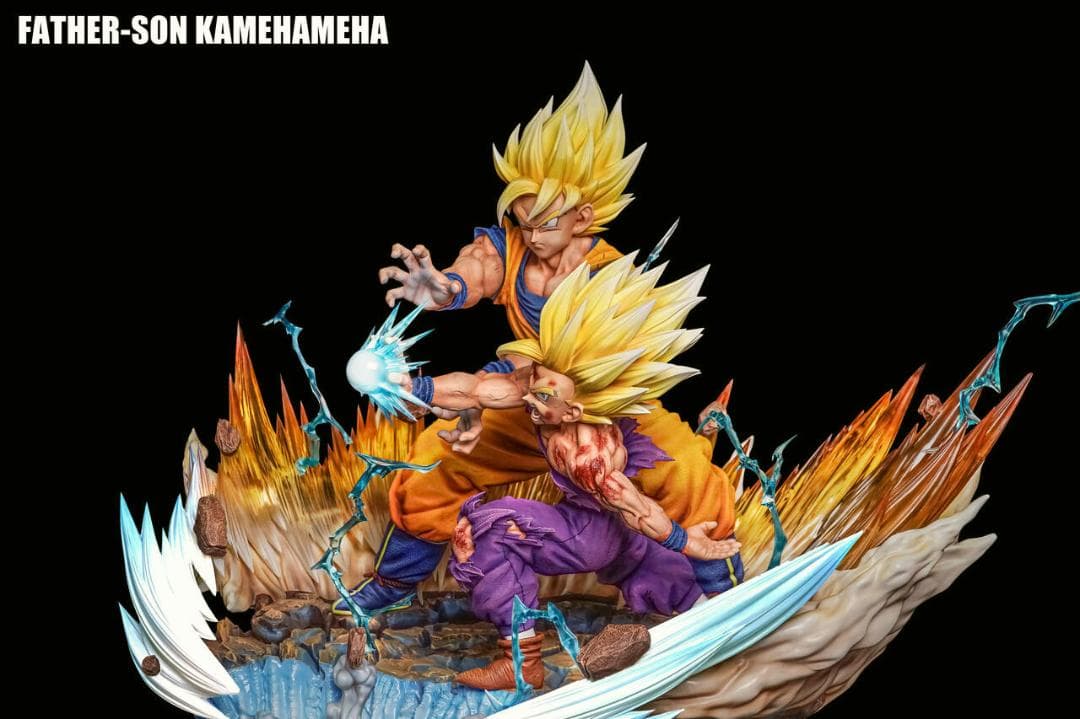 ドラゴンボール　親子かめはめ波　ガレージキット　フィギュア　海外スタジオ正規品