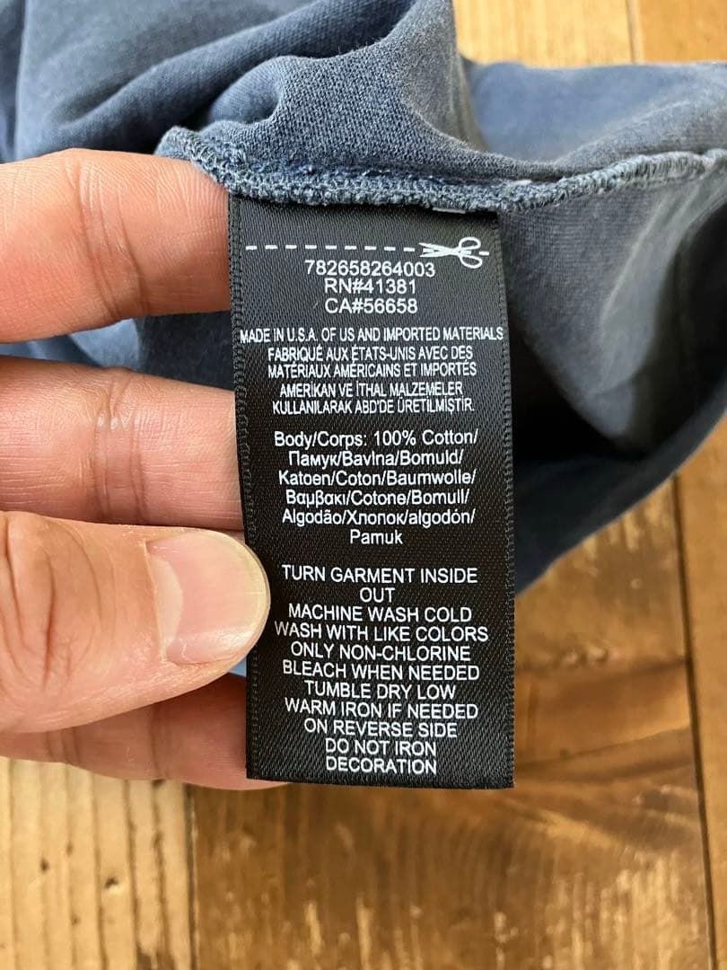 RRL DOUBLERL 半袖Tシャツ S 紺 USA製 RALPHLAUREN