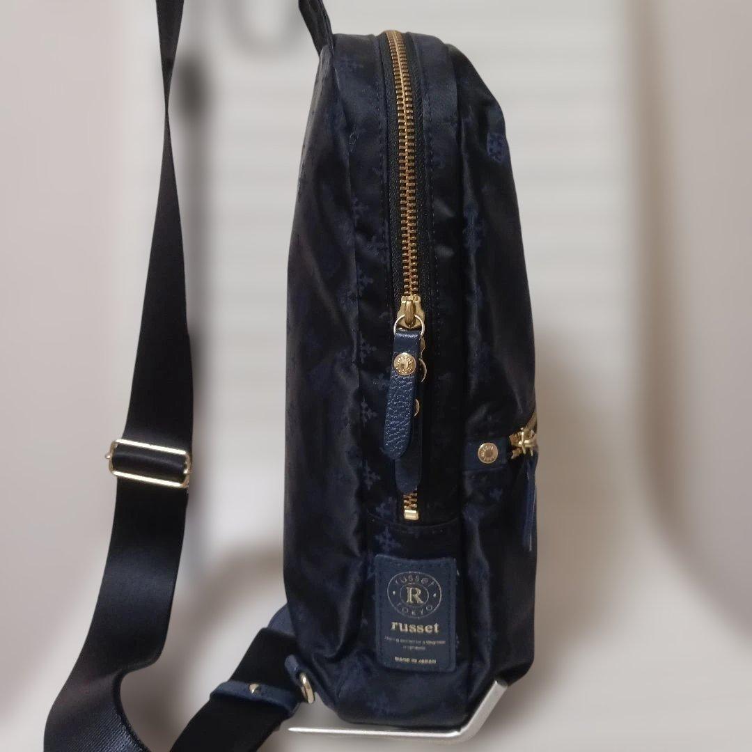 2781　ラシット　ボディバッグ　ネイビー　極美品