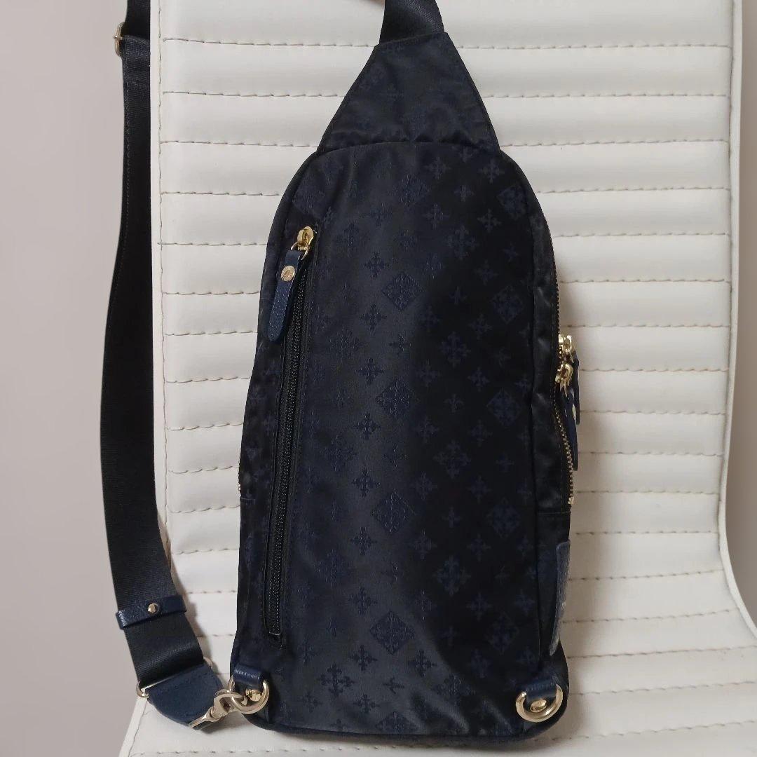 2781　ラシット　ボディバッグ　ネイビー　極美品