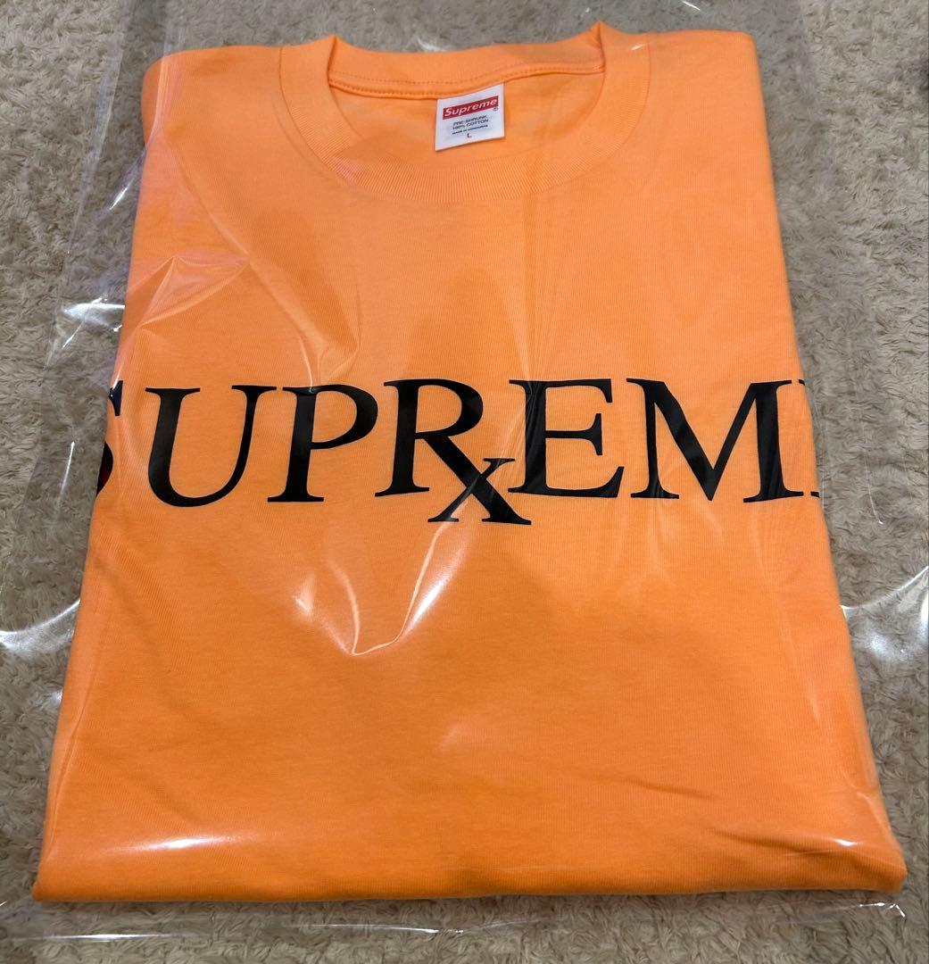トップス Supreme RX TEE Peach L FW25