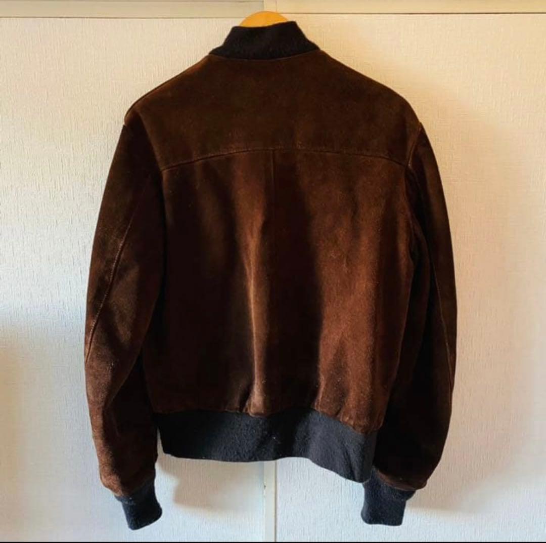 80s 90s schott スエードブルゾン　ショット ボンバージャケット