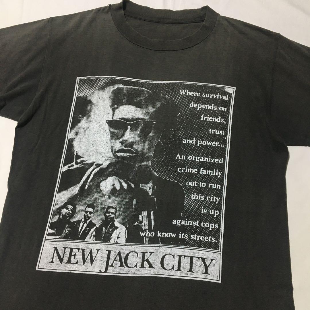 90s new jack city ムービーTシャツ ラップT 映画T