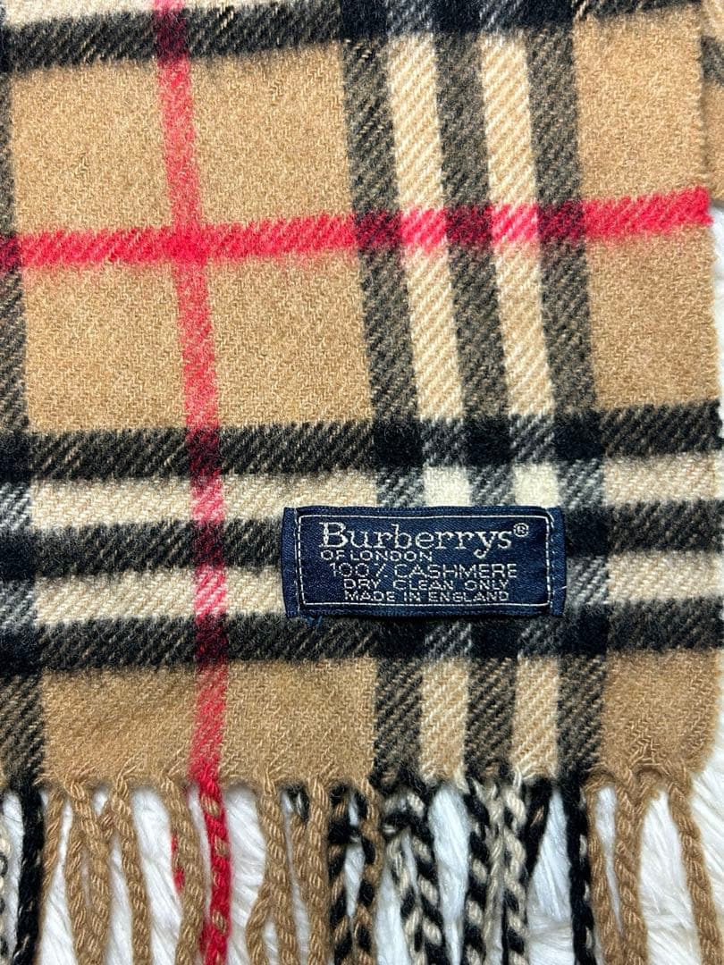 Burberrys ノバチェック柄 カシミヤ100 マフラー