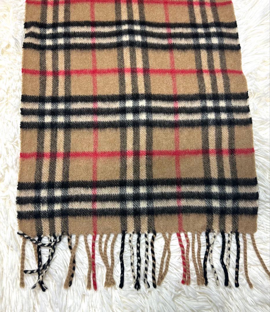 Burberrys ノバチェック柄 カシミヤ100 マフラー