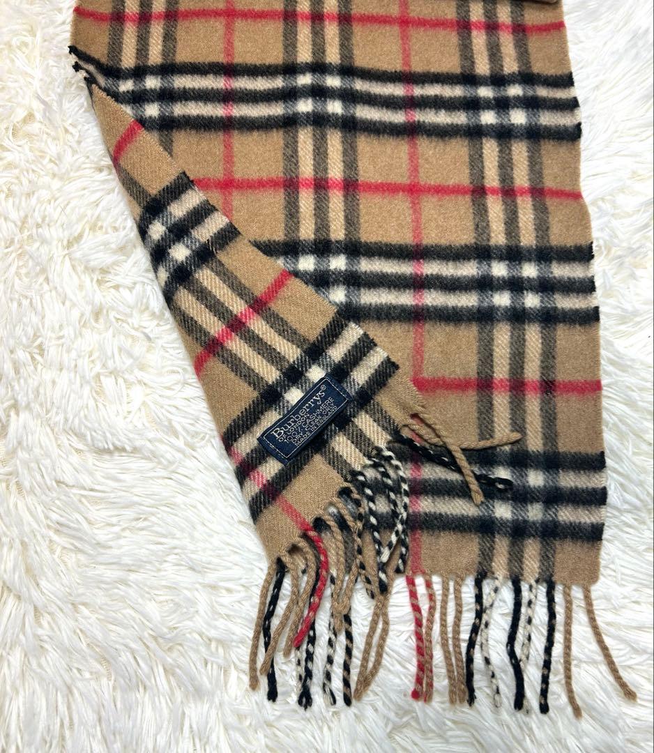Burberrys ノバチェック柄 カシミヤ100 マフラー