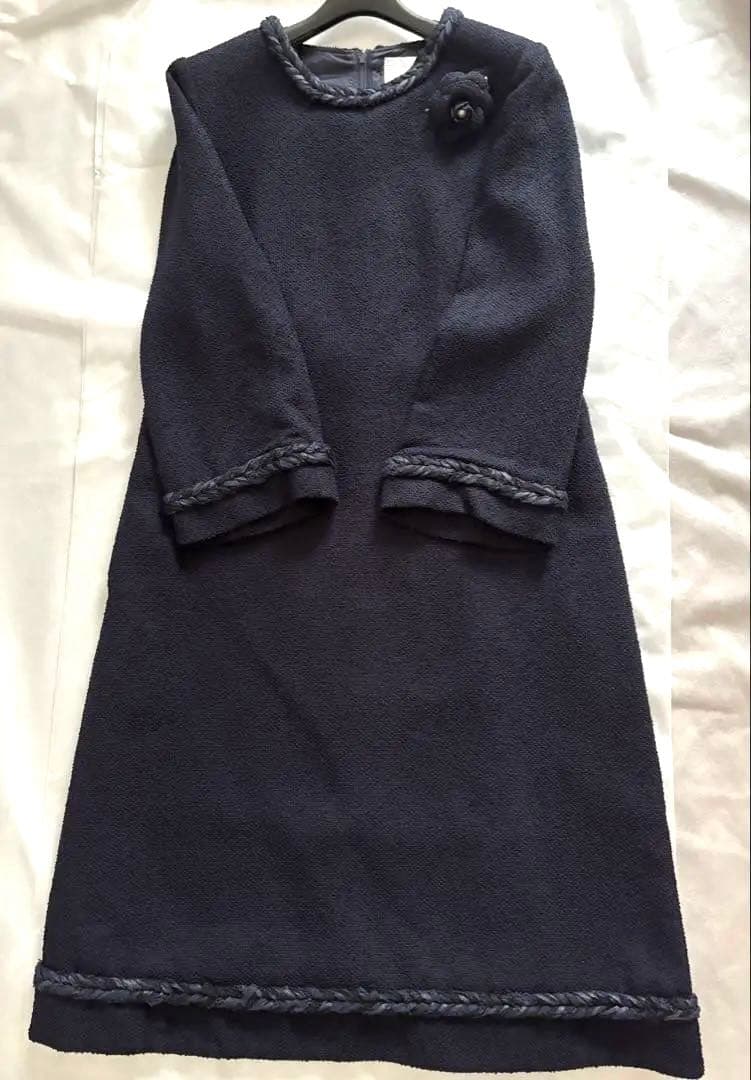 René ワンピース　ネイビー　38極美品　3月15日までお値下げ中
