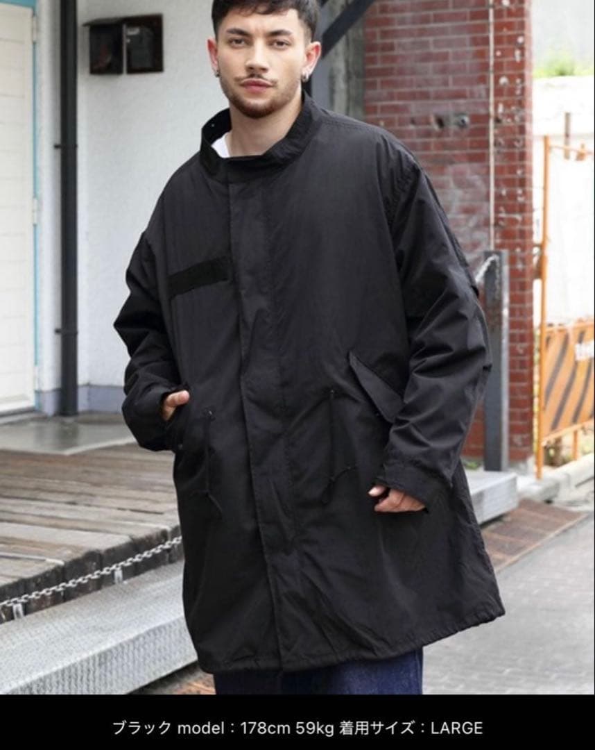 未使用級 HOUSTON 3WAY M-65 フィッシュテール モッズコート　M