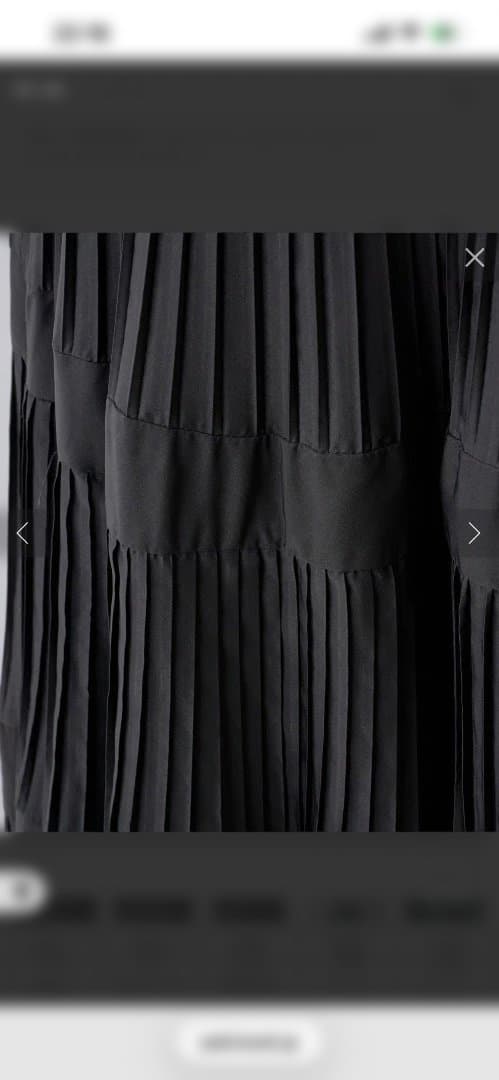BEARDSLEY ロングスカート　ブラック