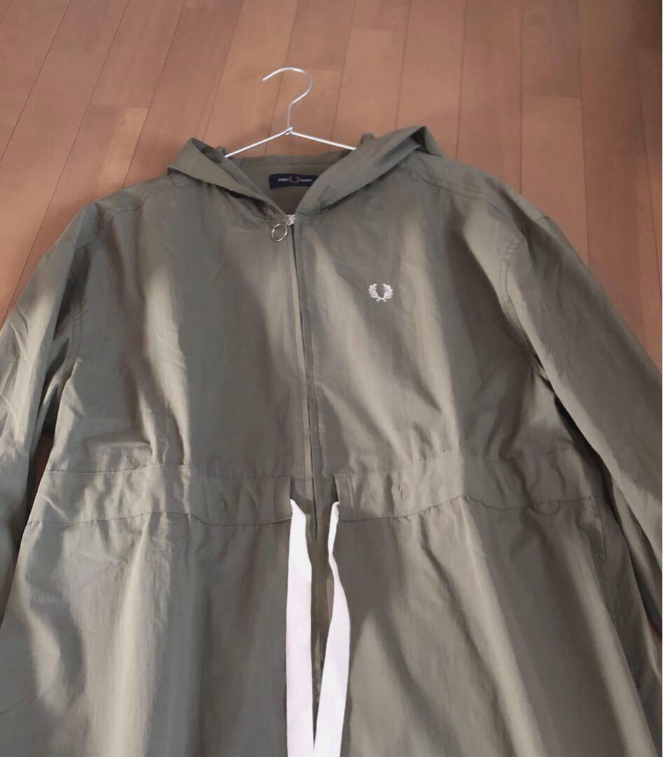 FRED PERRY フード付きロングコート