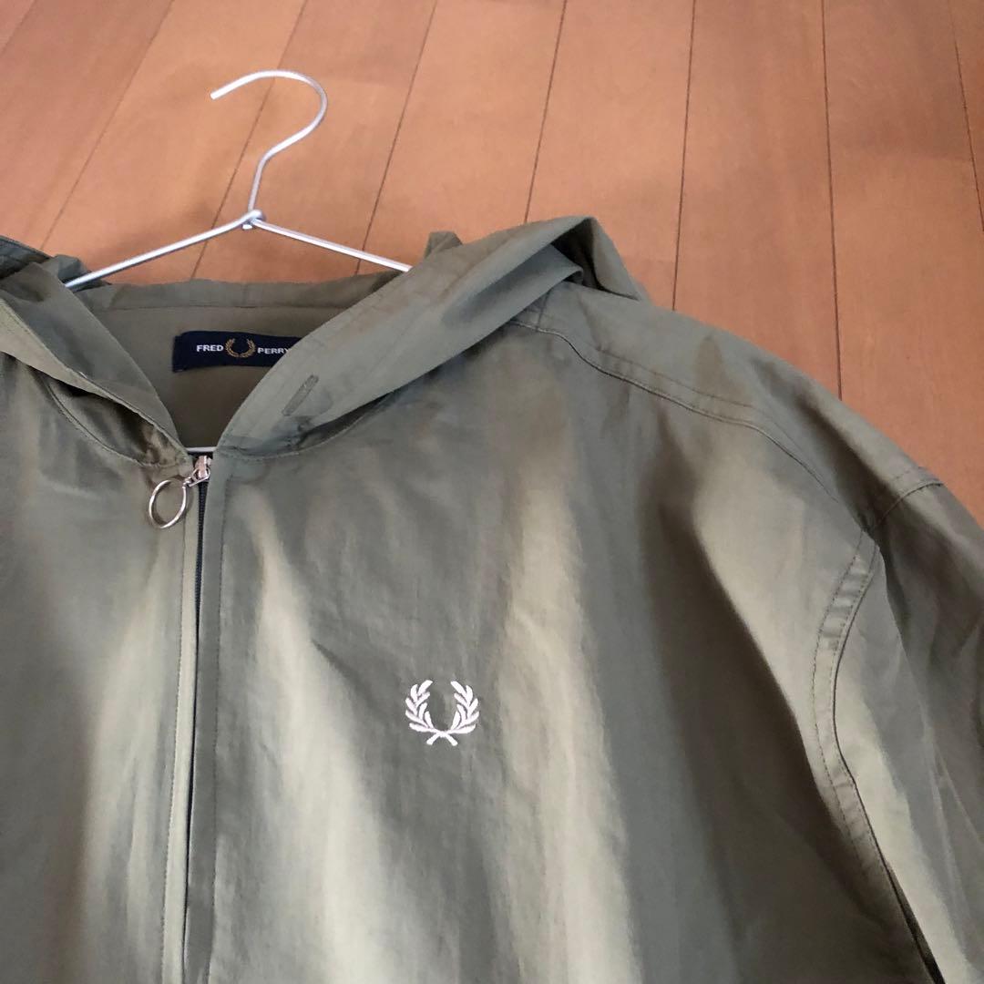 FRED PERRY フード付きロングコート