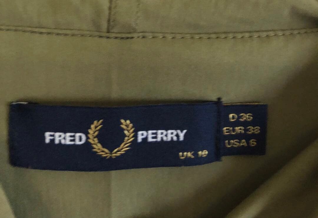 FRED PERRY フード付きロングコート