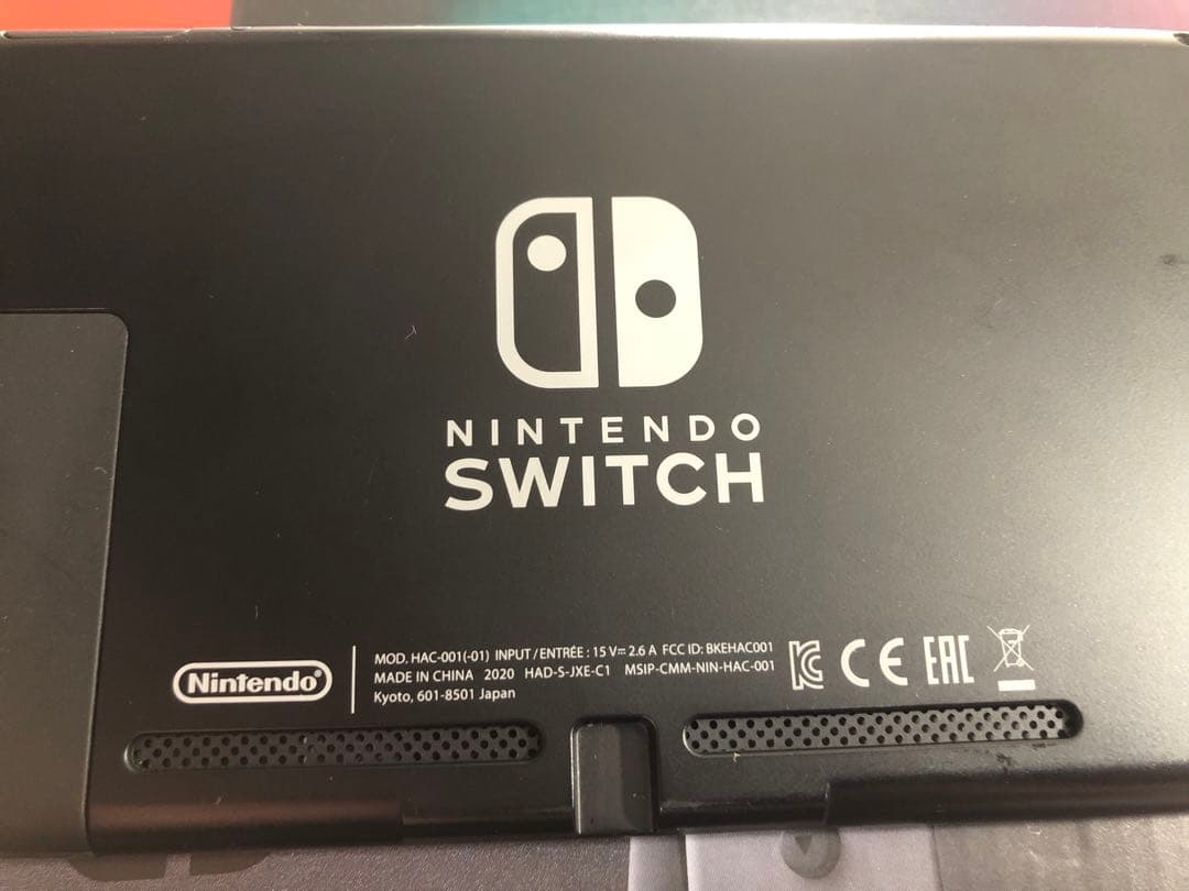 Nintendo Switch(新型)+SDカード　スイッチ　初代　本体　グレー