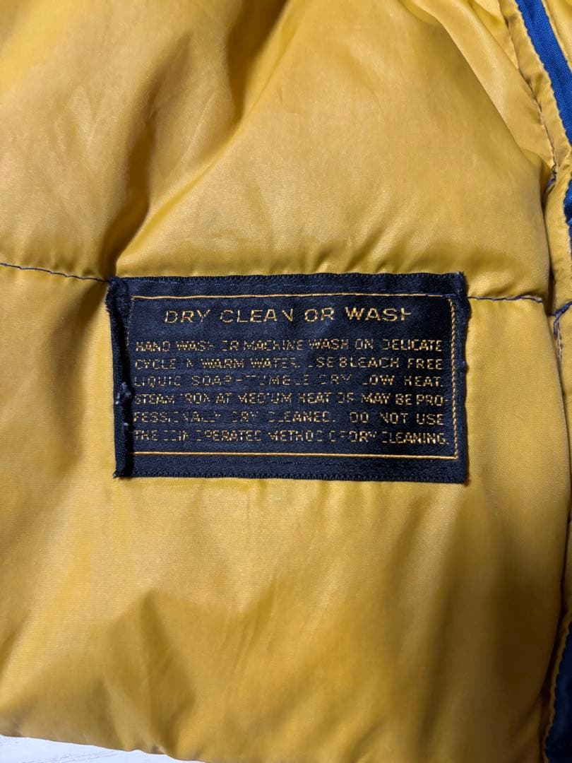 Eddie Bauer ダウンベスト 青