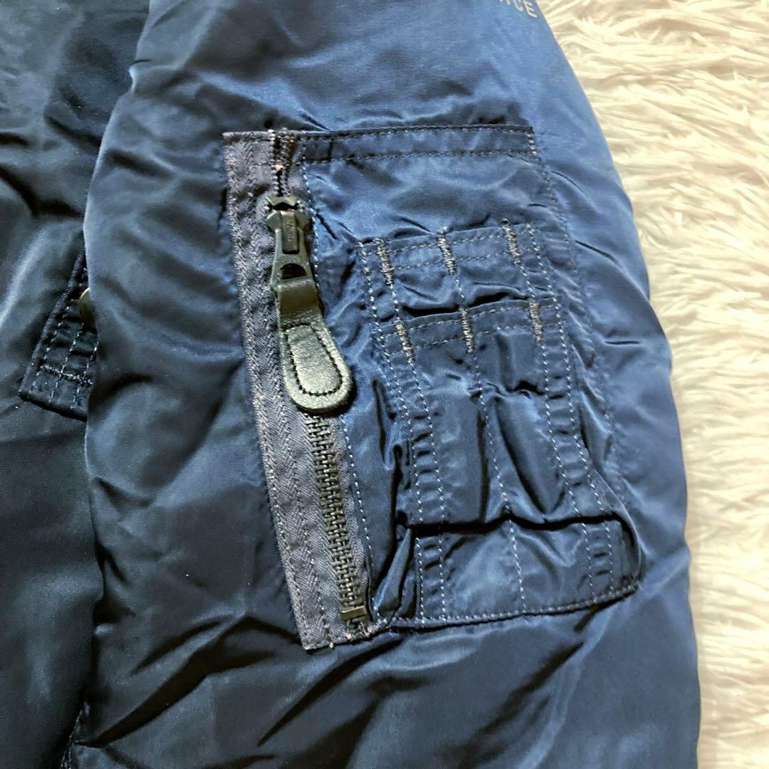【良品】アルファインダストリーズ B-15C USA製　実名復刻　ネイビー　40