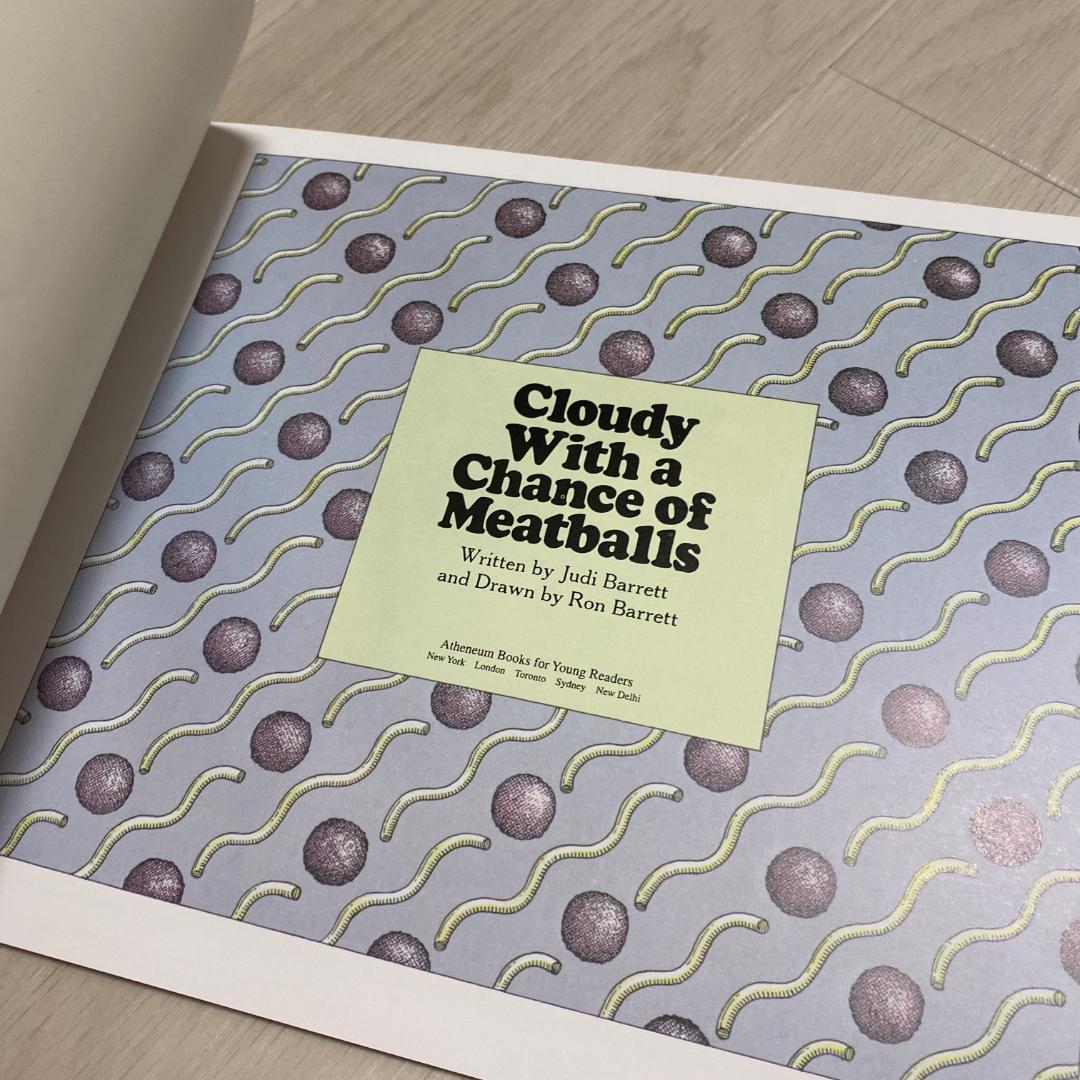 99 Cloudy With a Chance of Meatballs音声絵本