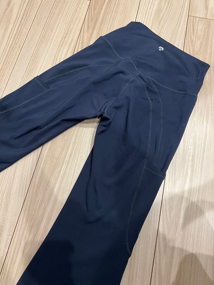 LAVA フレアレギンス Sサイズ 紺色 ヨガパンツ