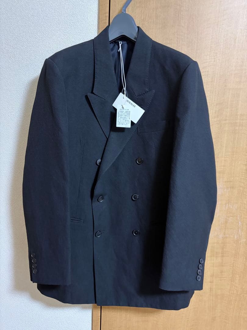 【2026SS】新品 AURALEE ダブルブレステッドジャケット オーラリー