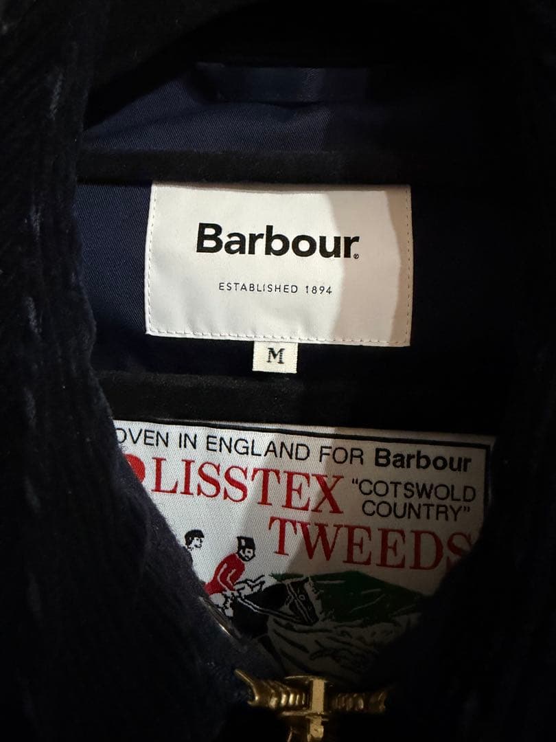Barbour BLISSTEX TWEEDS ウール　M