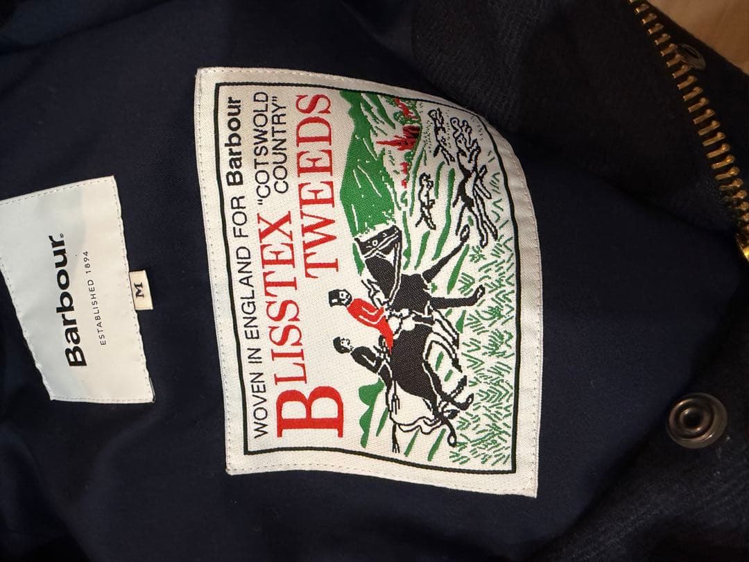 Barbour BLISSTEX TWEEDS ウール　M