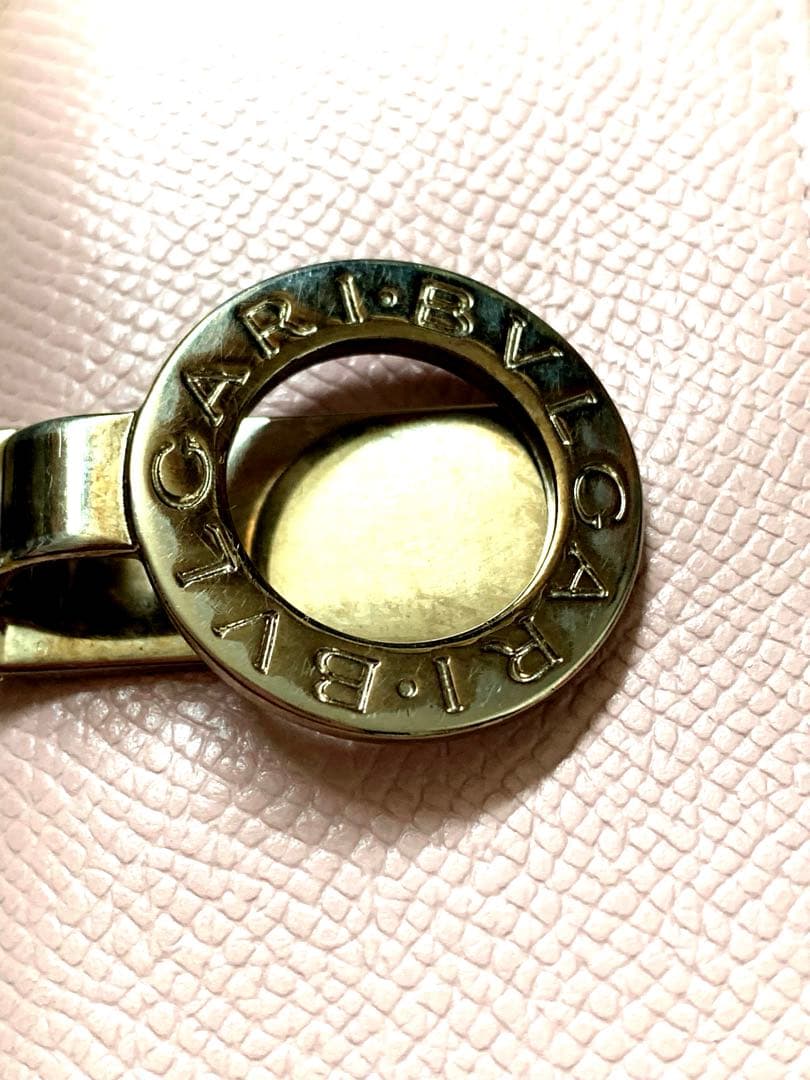BVLGARI ブルガリ 名刺入れ カードケース レザー ピンクレザー