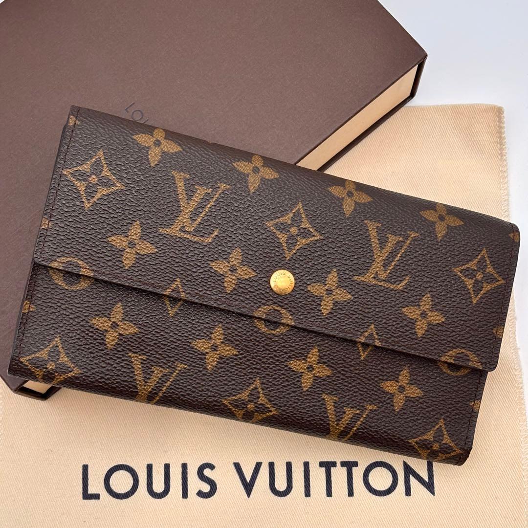 【鑑定済み】ルイヴィトン✨ポルトフォイユ インターナショナル✨モノグラム✨長財布