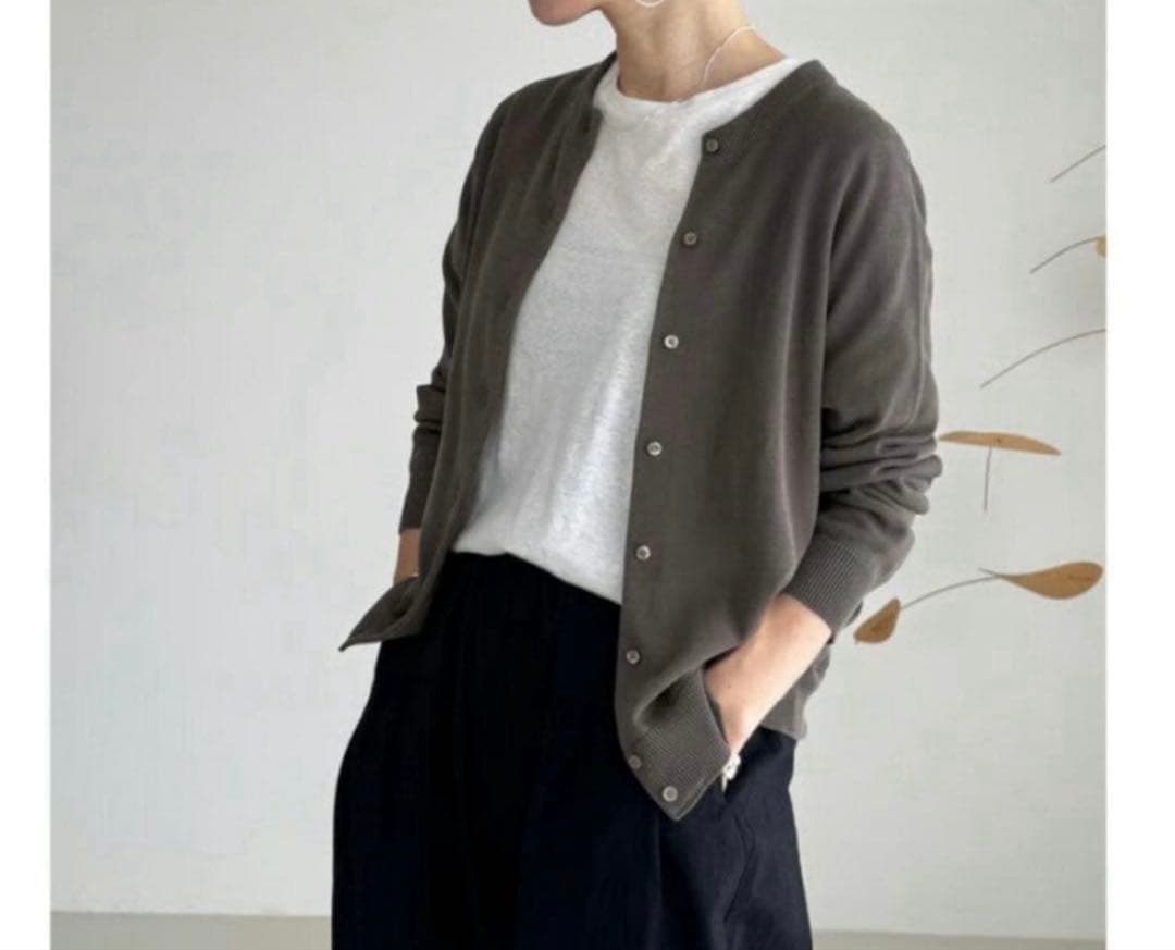 【未使用】argue 2WAY 90s CARDIGAN / brown