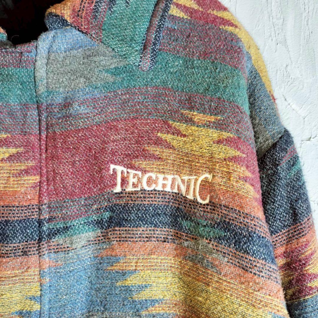 made in England ワークジャケット　カバーオール　チマヨ柄　古着.