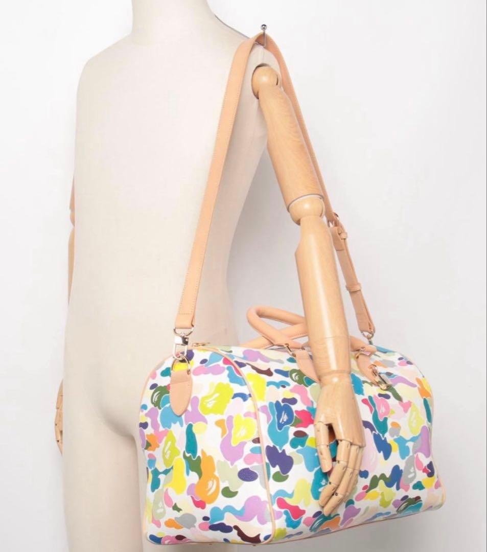 新品 bape ape MULTI CAMO BOSTON BAG