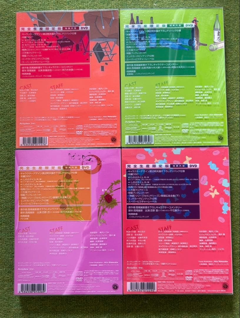 物語シリーズ22点、Blu-Ray傷物語鉄血 DVD偽、猫黒、2ndシーズン、憑