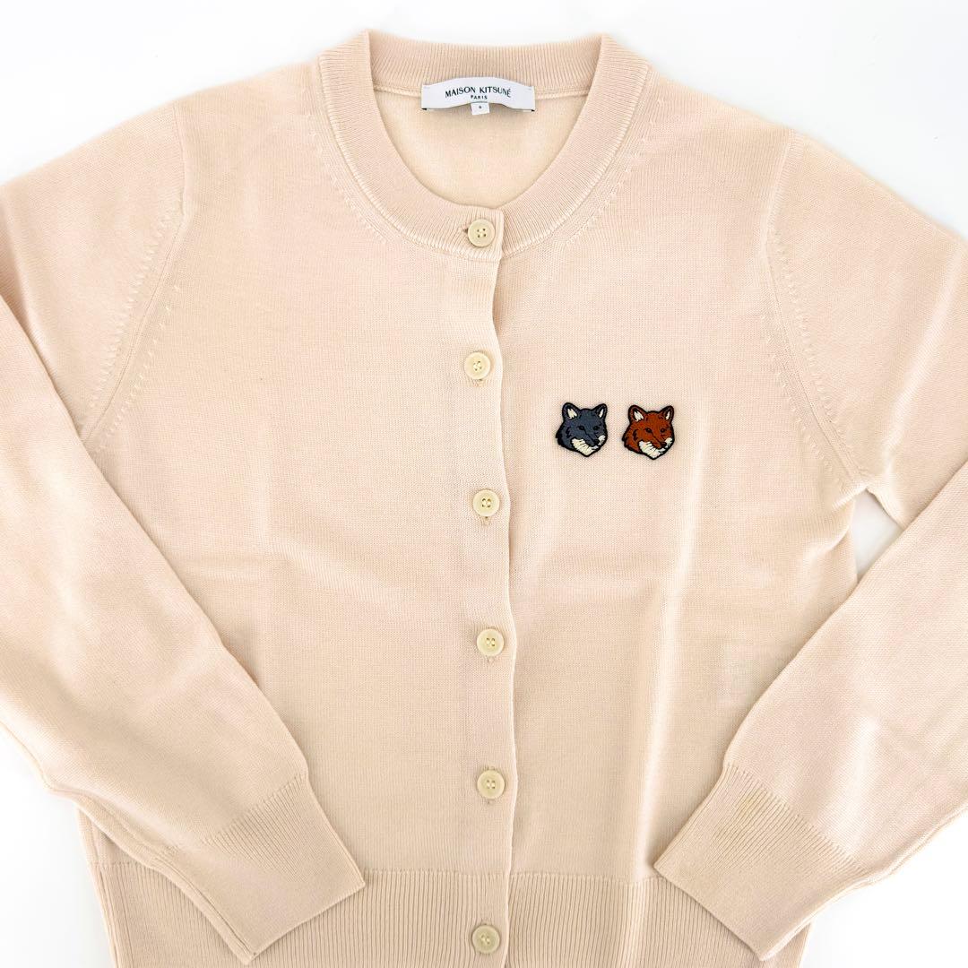 MAISON KITSUNE DOUBLE FOX ウールカーディガン