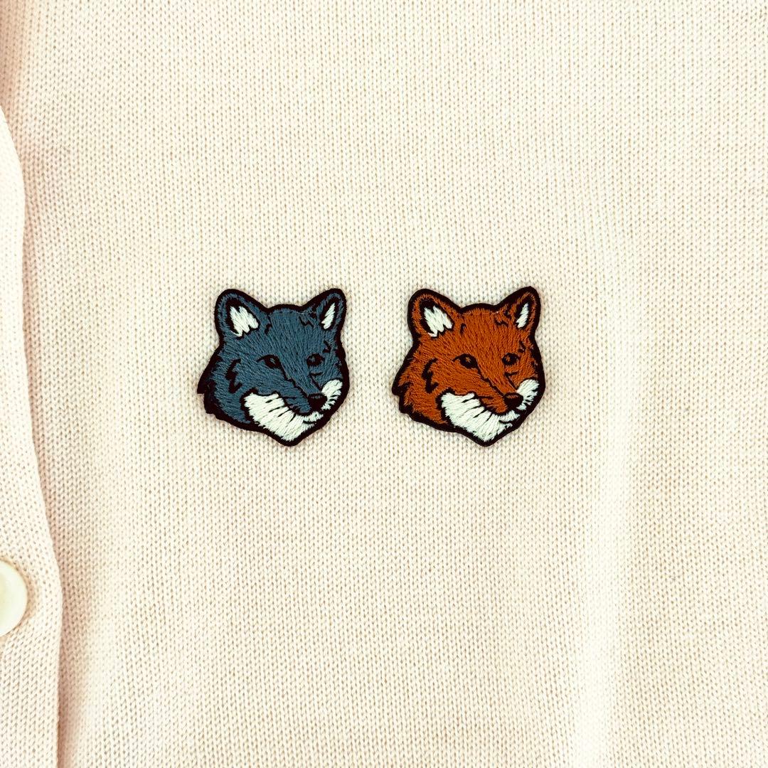 MAISON KITSUNE DOUBLE FOX ウールカーディガン