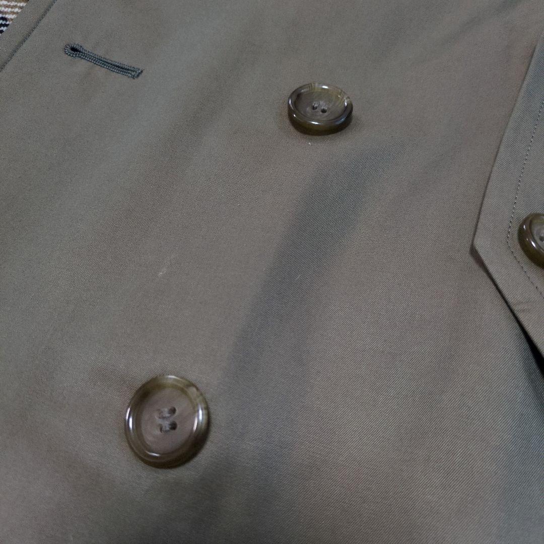 DAKS ダックス 訳ありトレンチコート玉虫色 ライナー