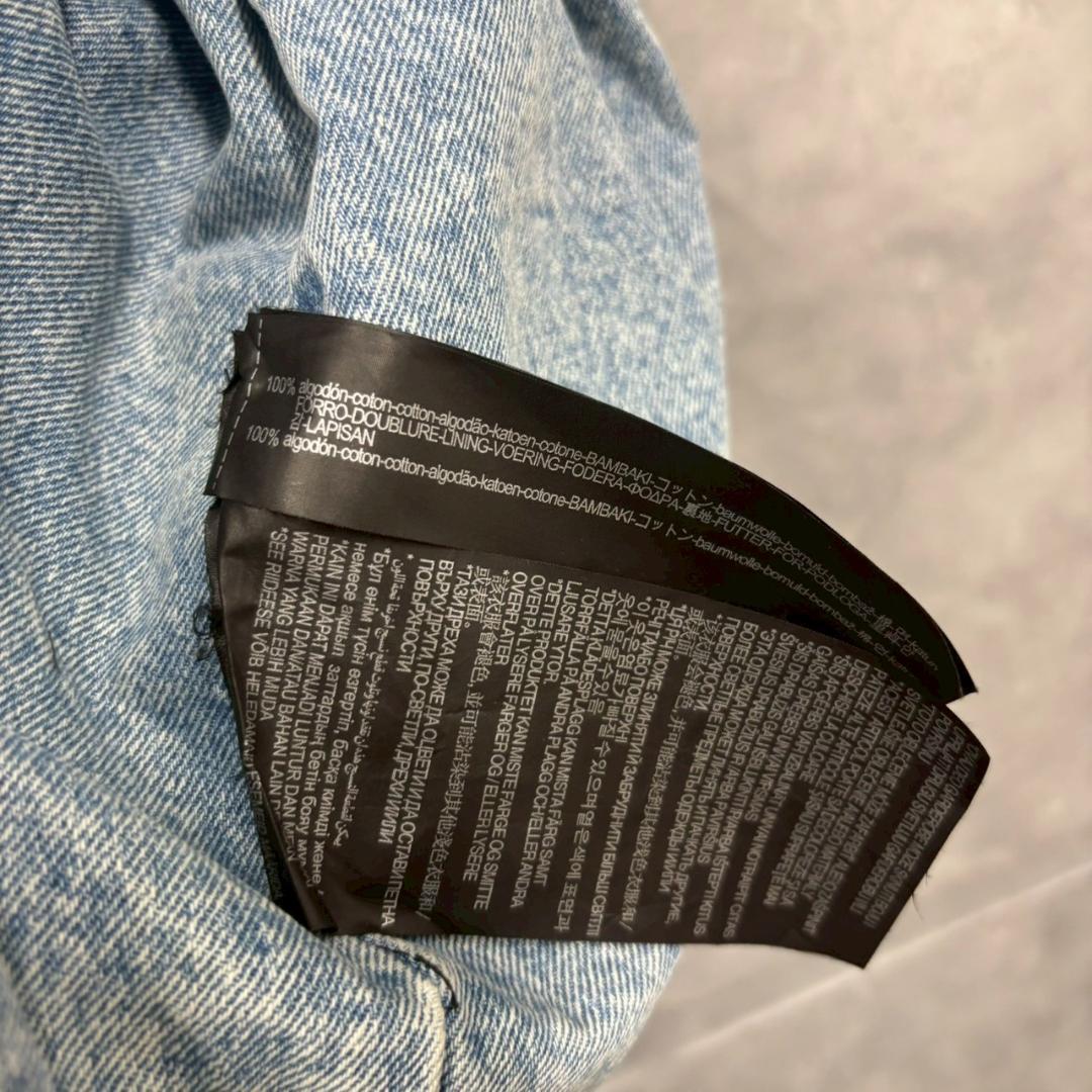 ZARA MAN MA-1型 デニム ドッキングブルゾン ザラ N2494