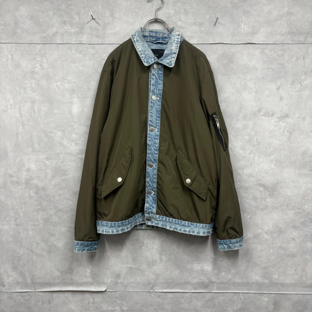 ZARA MAN MA-1型 デニム ドッキングブルゾン ザラ N2494