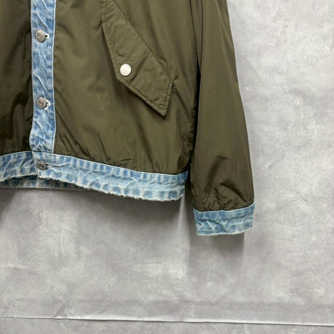 ZARA MAN MA-1型 デニム ドッキングブルゾン ザラ N2494