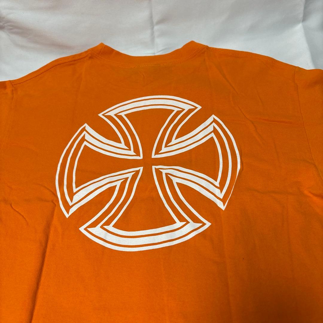 INDEPENDENT Tシャツ NHSタグ M オレンジ used