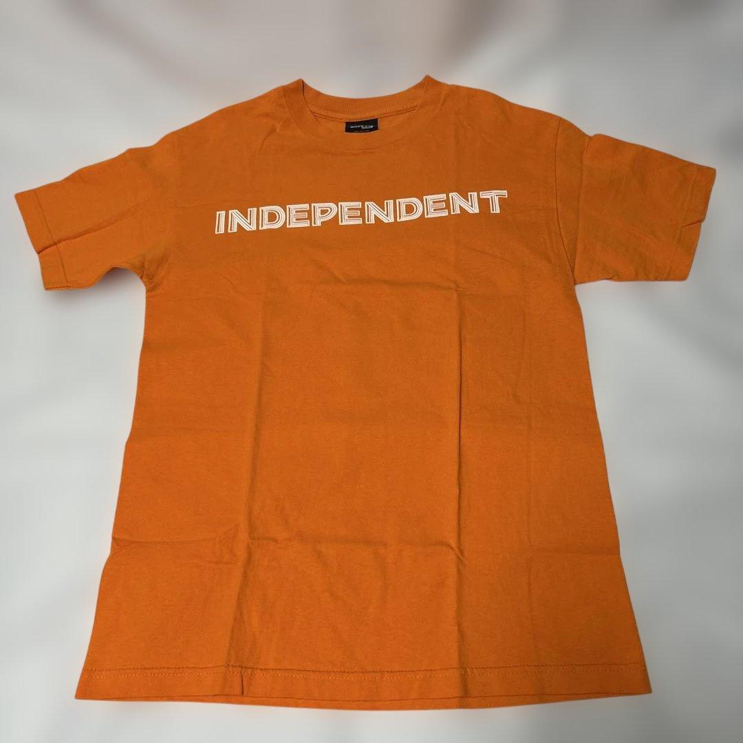 INDEPENDENT Tシャツ NHSタグ M オレンジ used