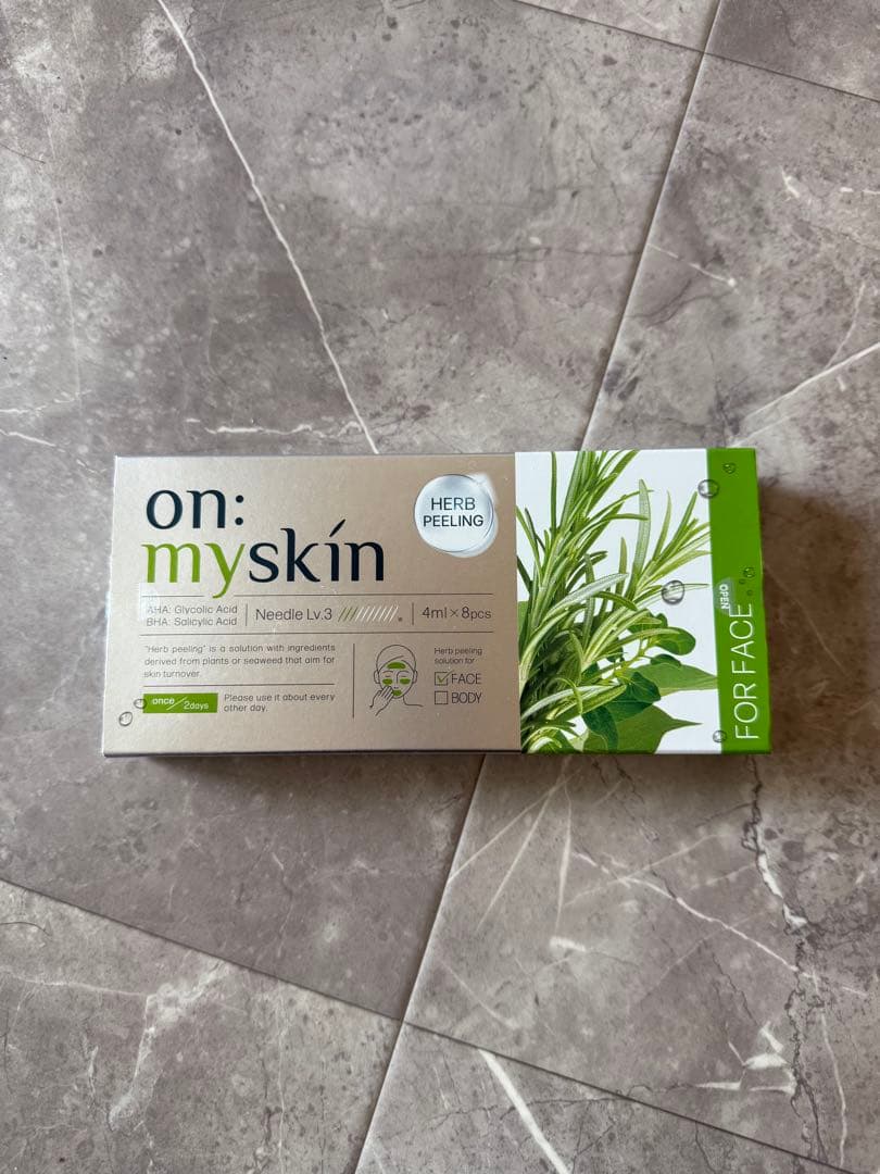 【お得新品未開封】オンマイスキンon:myskin ハーブピーリング フェイス