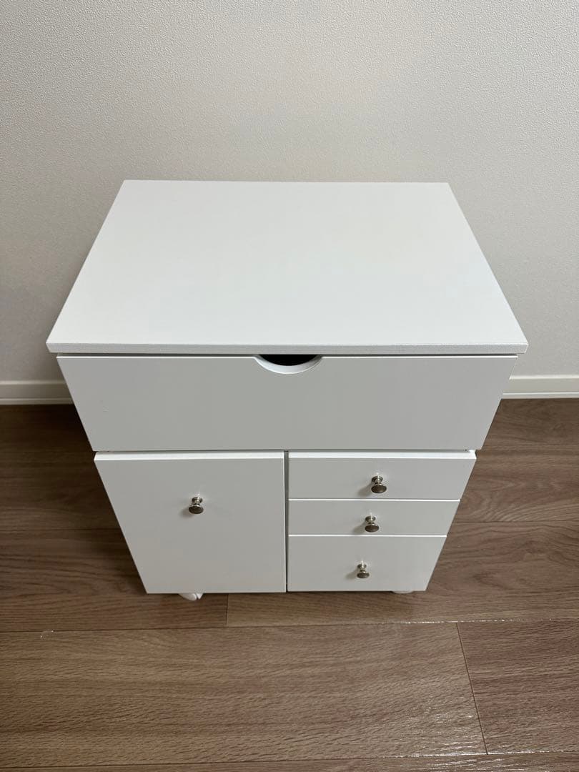 ドレッサー コスメワゴン 鏡付き