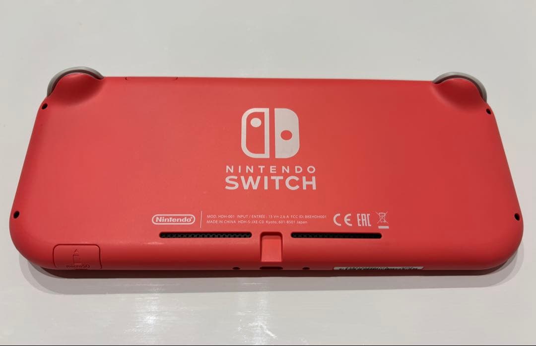 NintendoSwitchLite ピンク 充電器・ケース・microSD付き