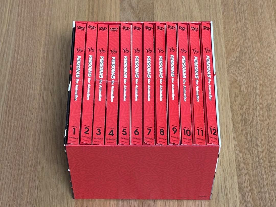 ペルソナ5 DVD BOX 収納BOX 帯　シール付き